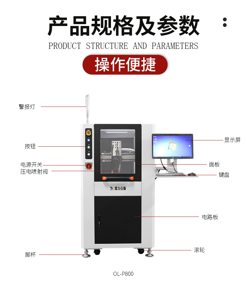 喷胶机外形结构